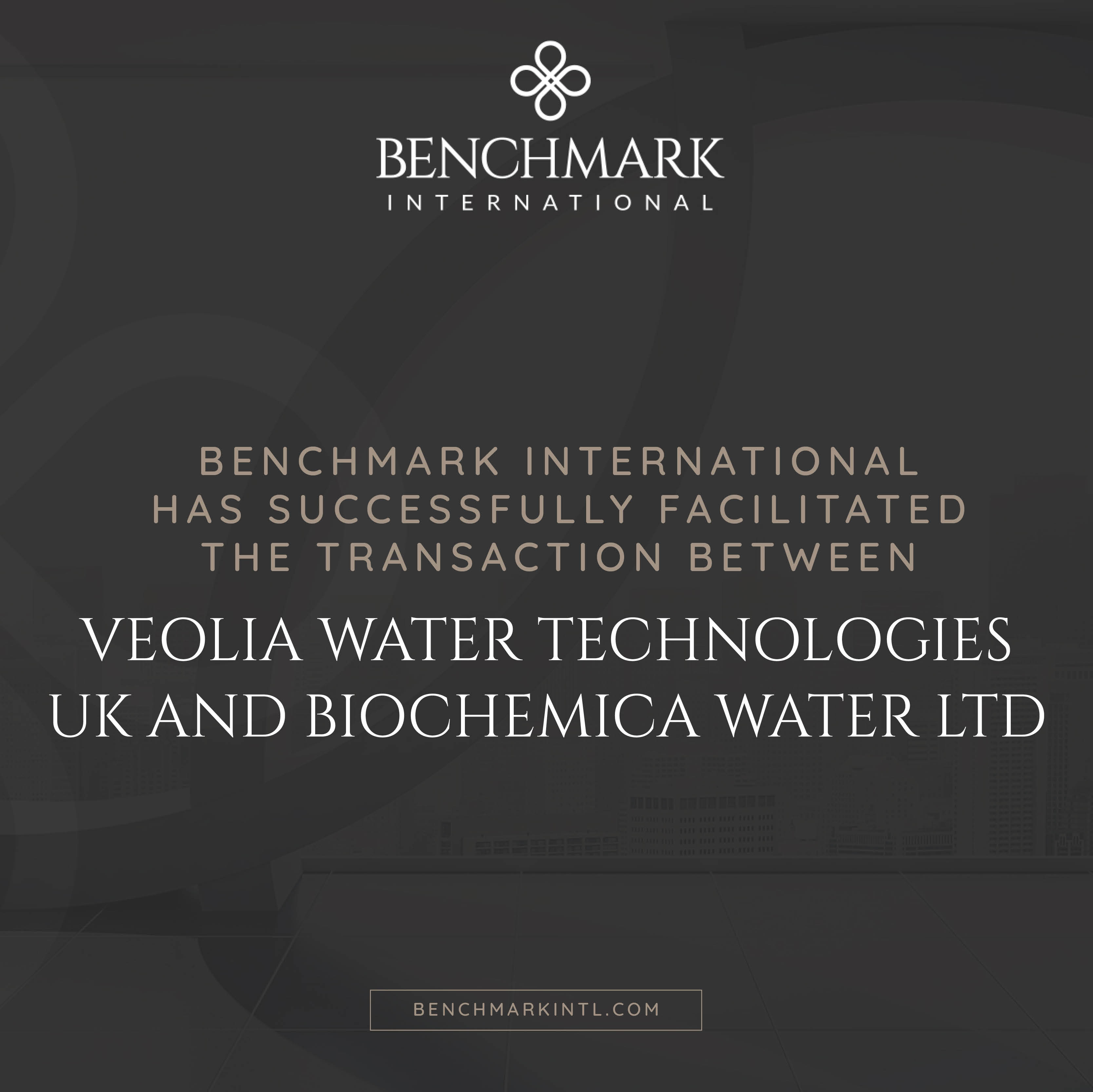 Veolia Water Technologies Acquired Biochemica Water