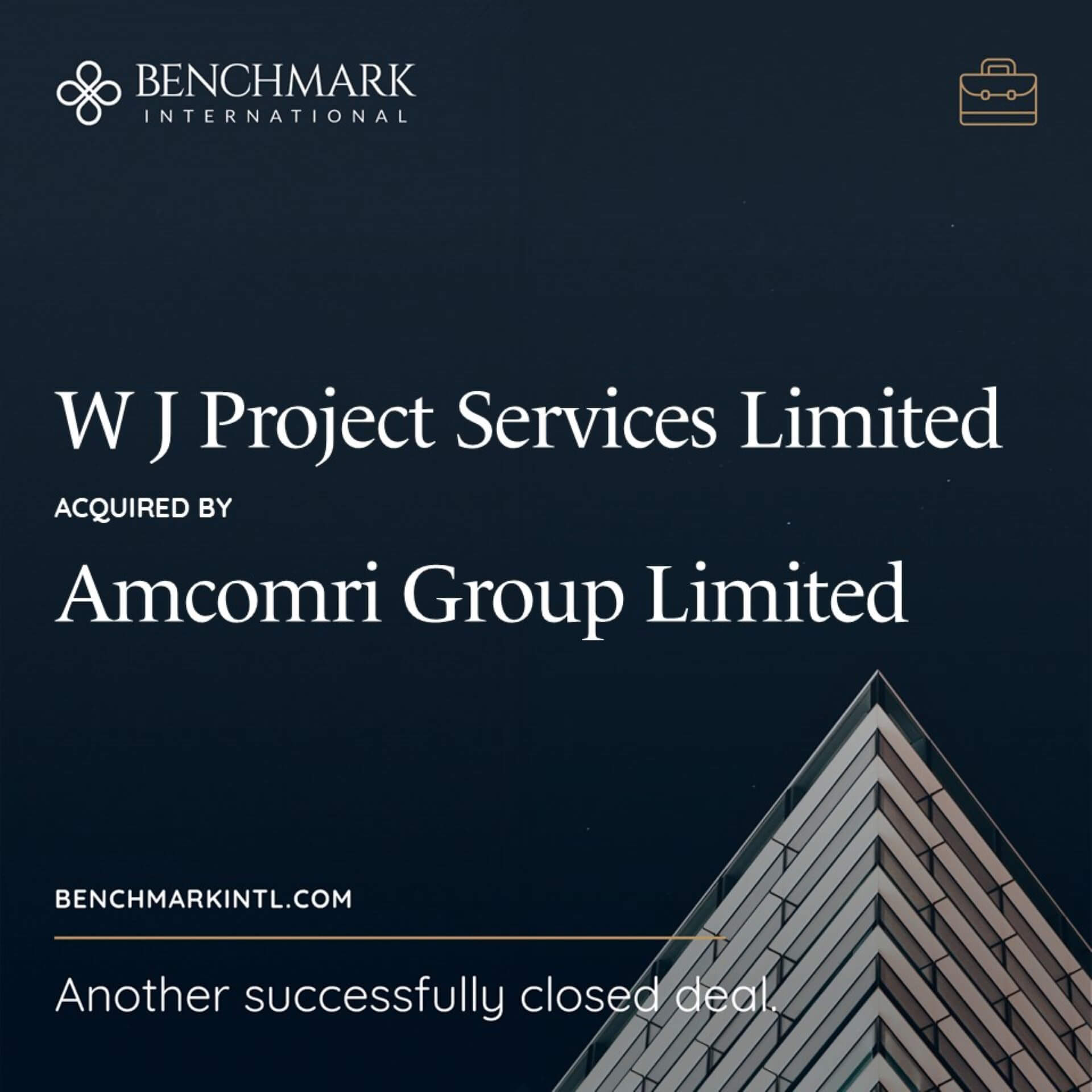 WJ Project Services acquired by Amcomri