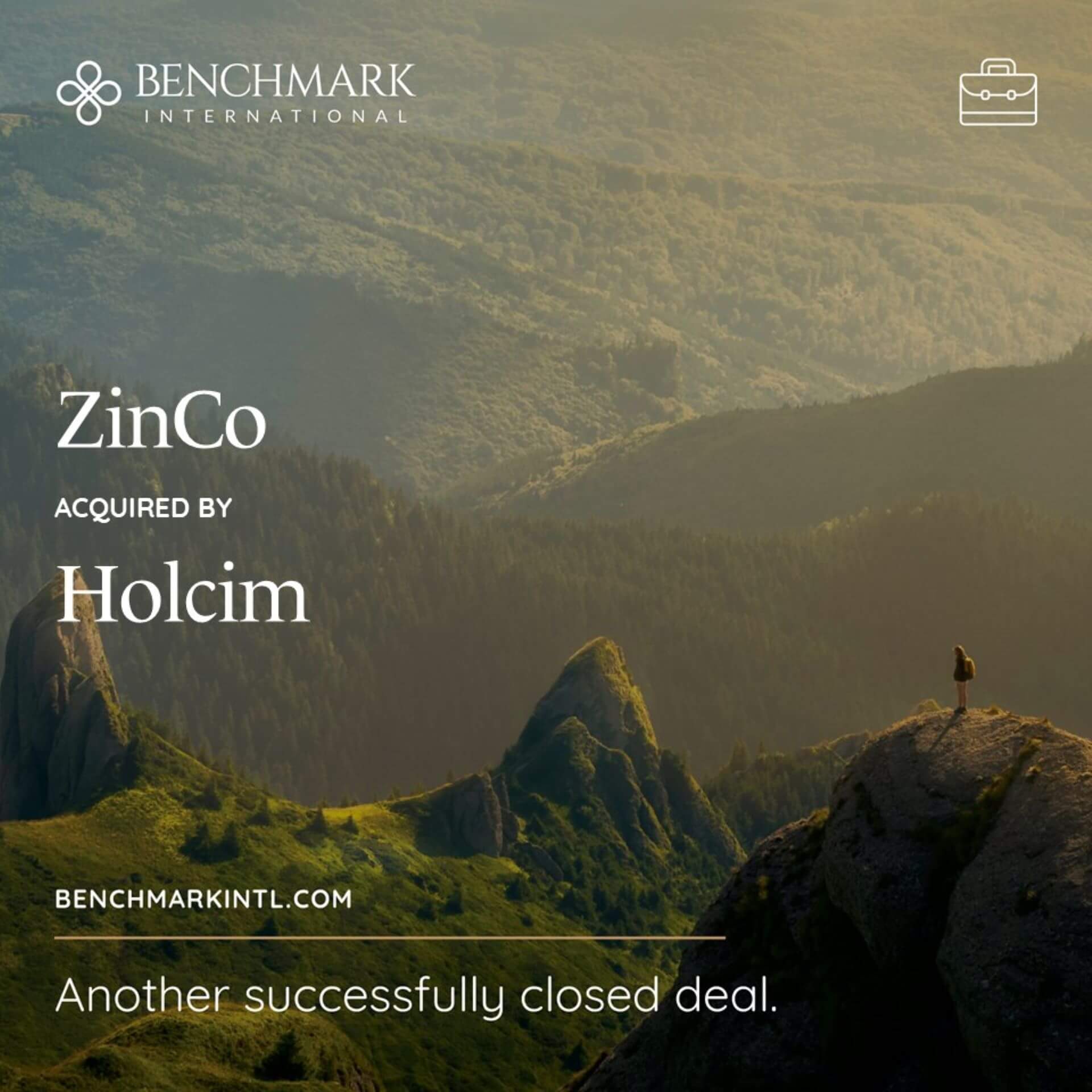 ZinCo acquired by Holcim