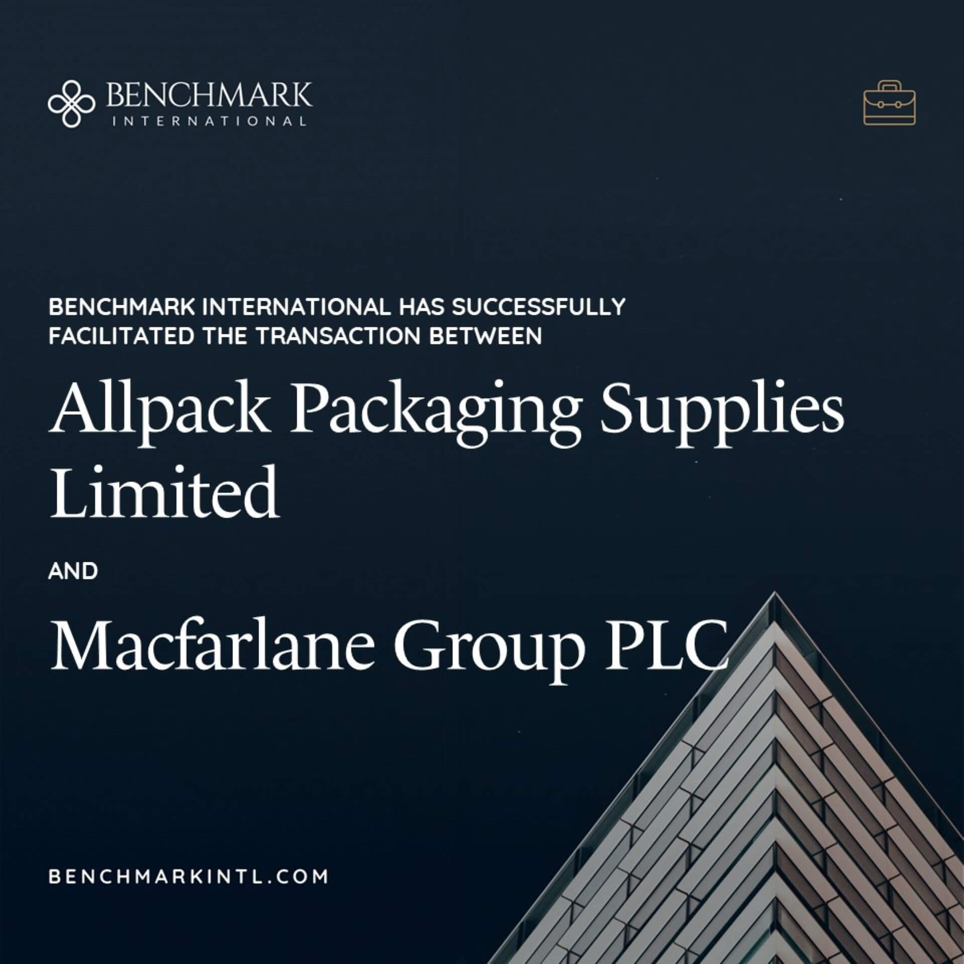 Allpack Packaging Supplies acquired by Macfarlane