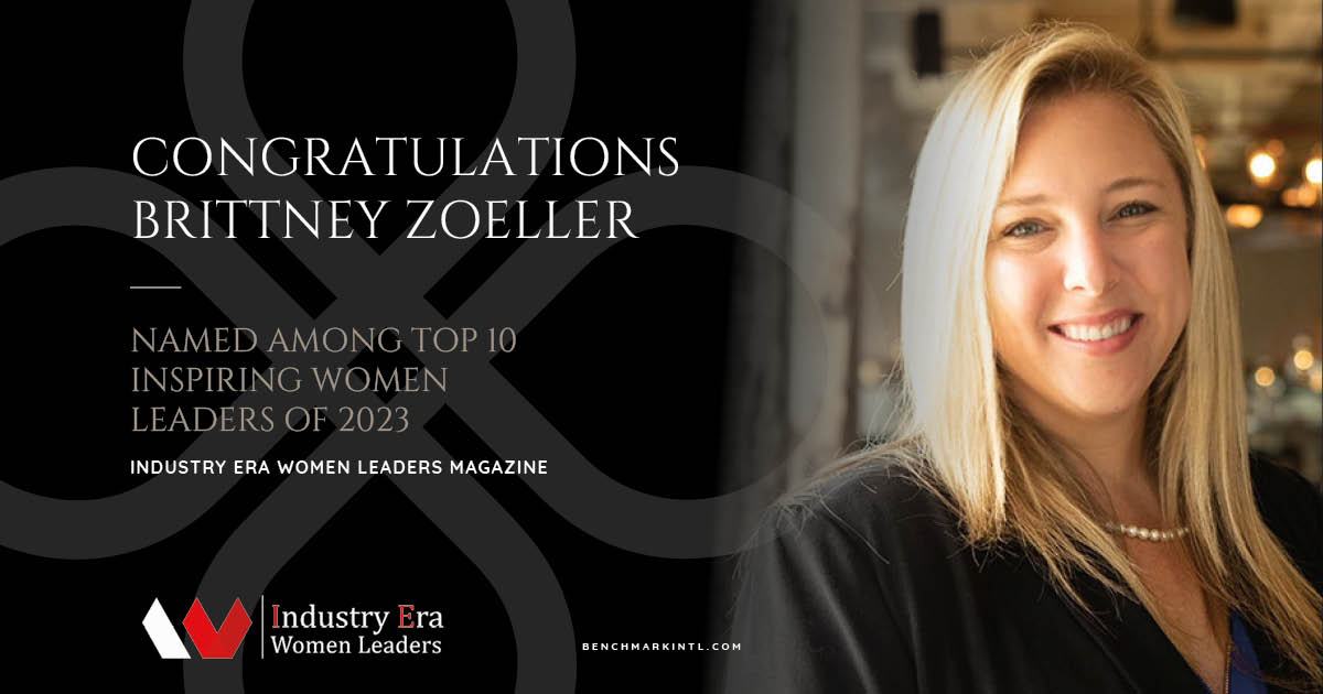 Benchmark International’s Brittney Zoeller Named Among Top 10 Inspiring Women Leaders Of 2023