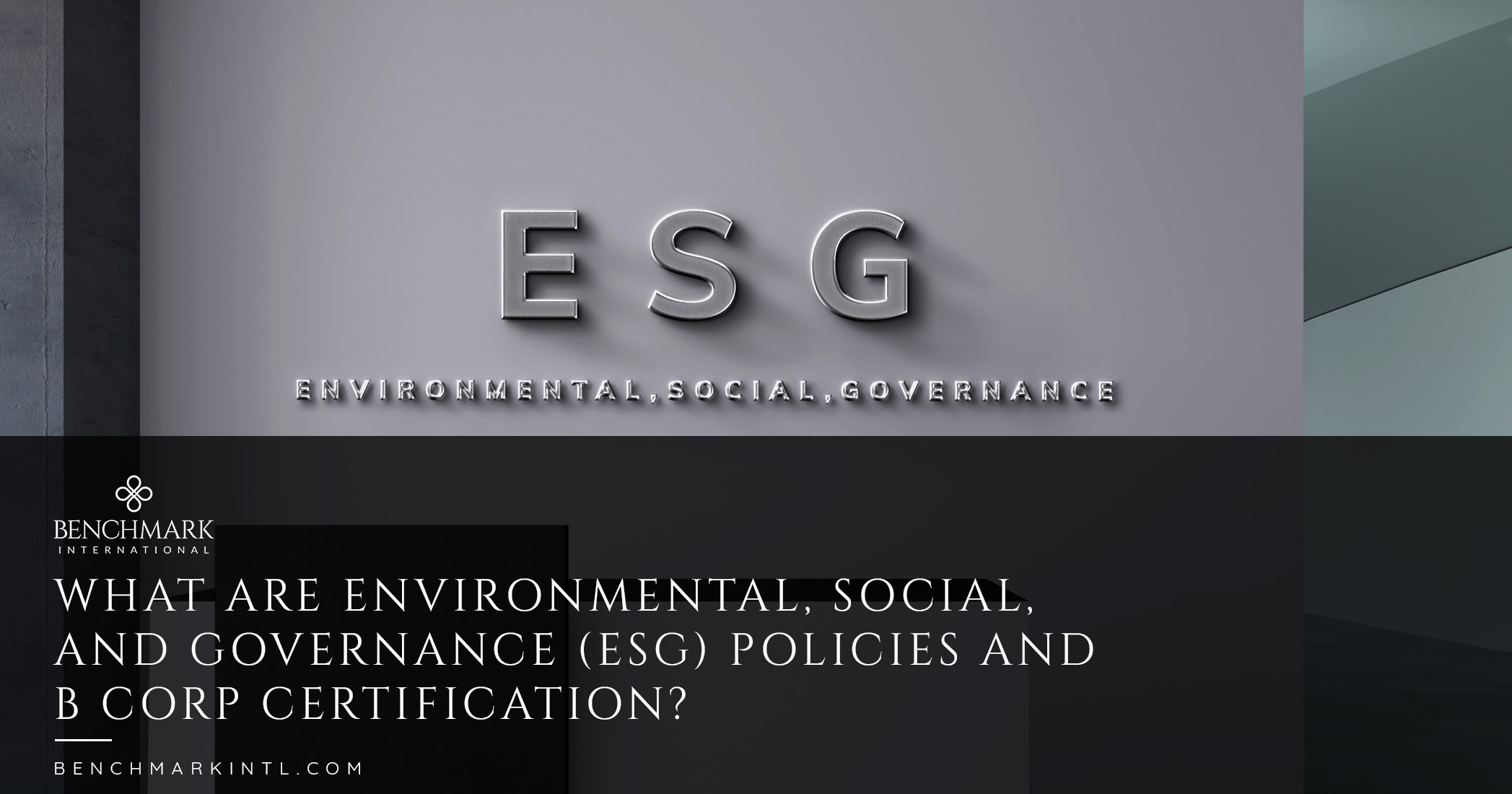What Are Environmental, Social, And Governance (ESG) Policies And B Corp Certification?
