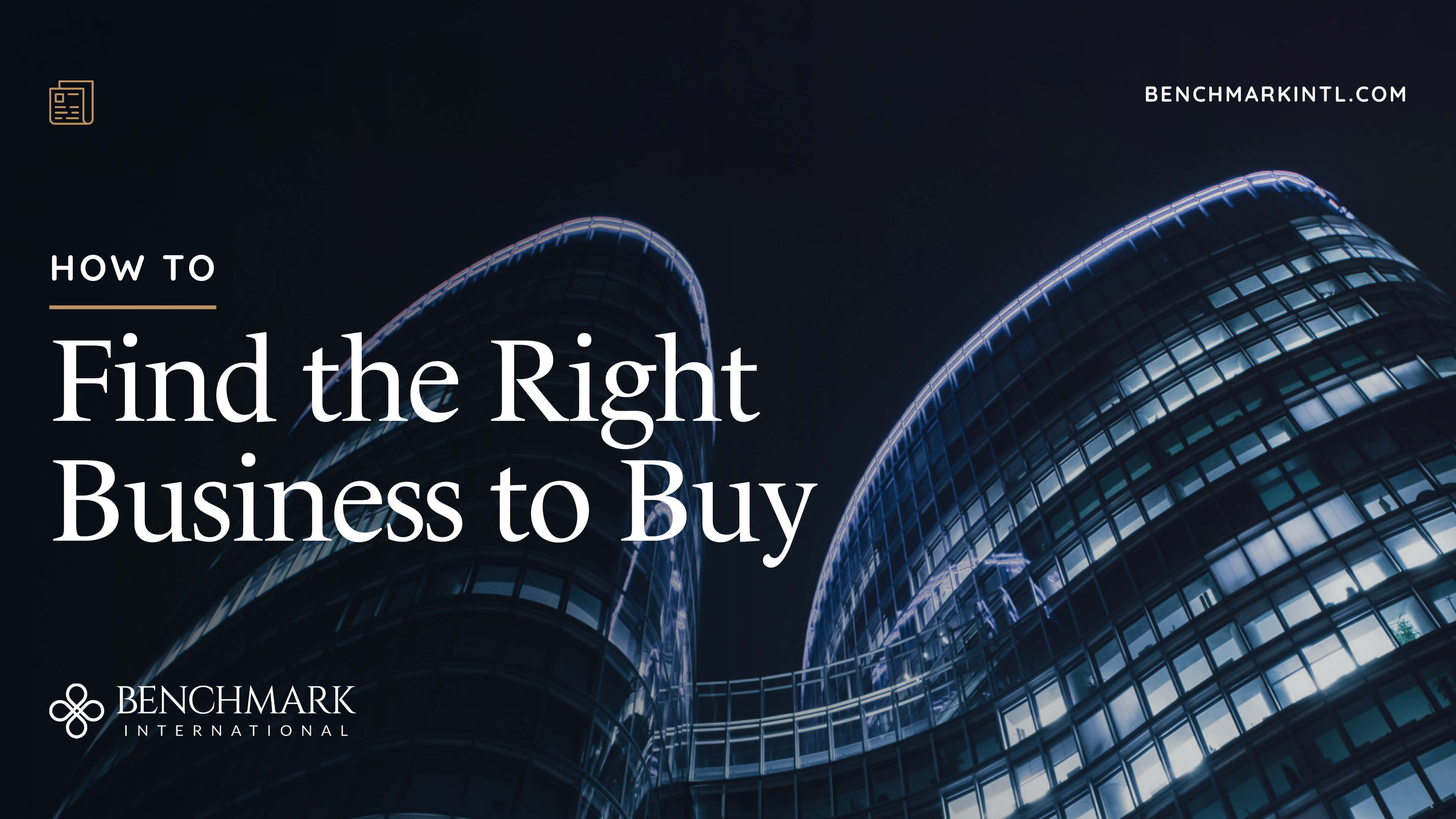 How To Find The Right Business To Buy