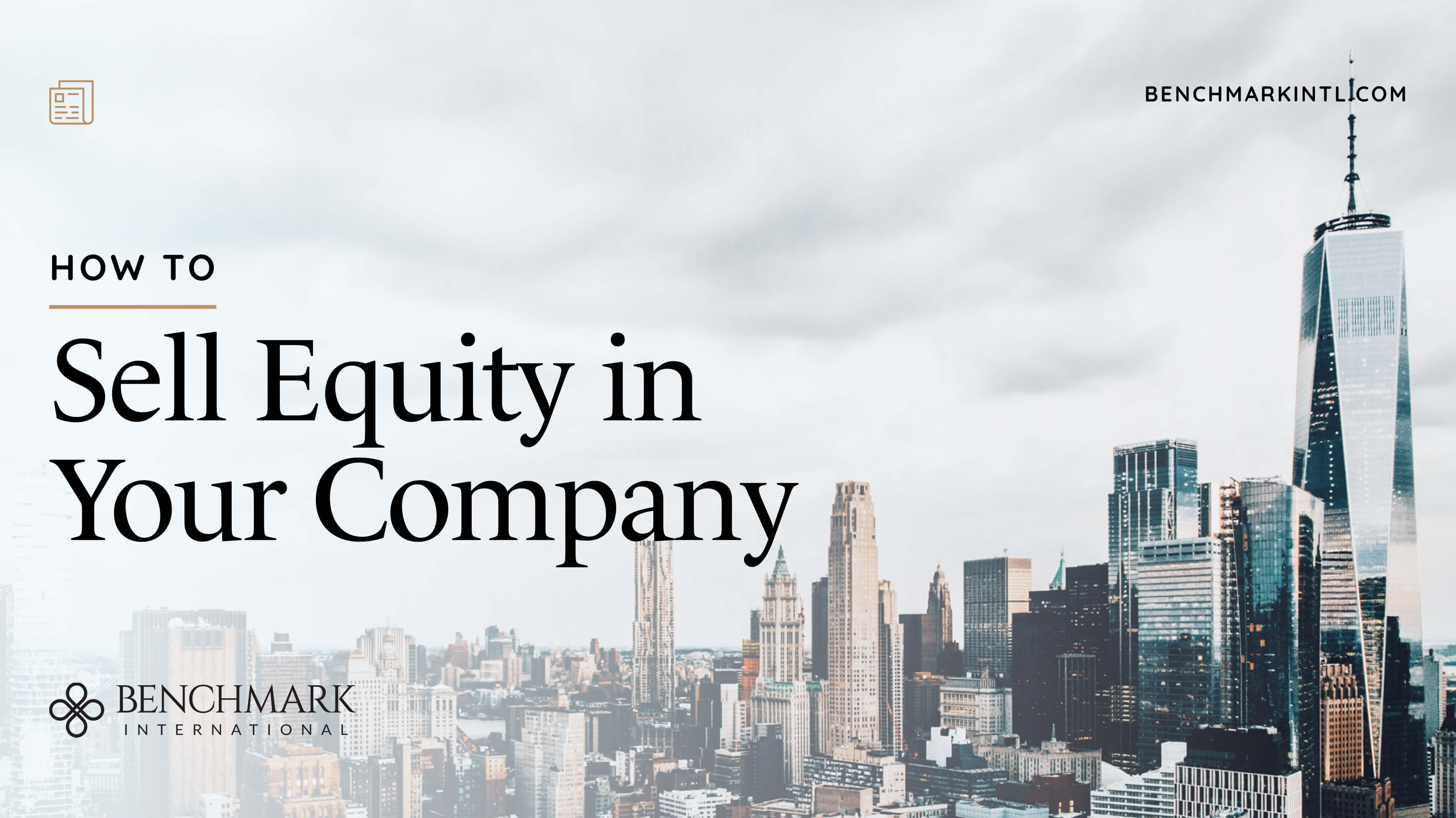 How To Sell Equity In Your Company