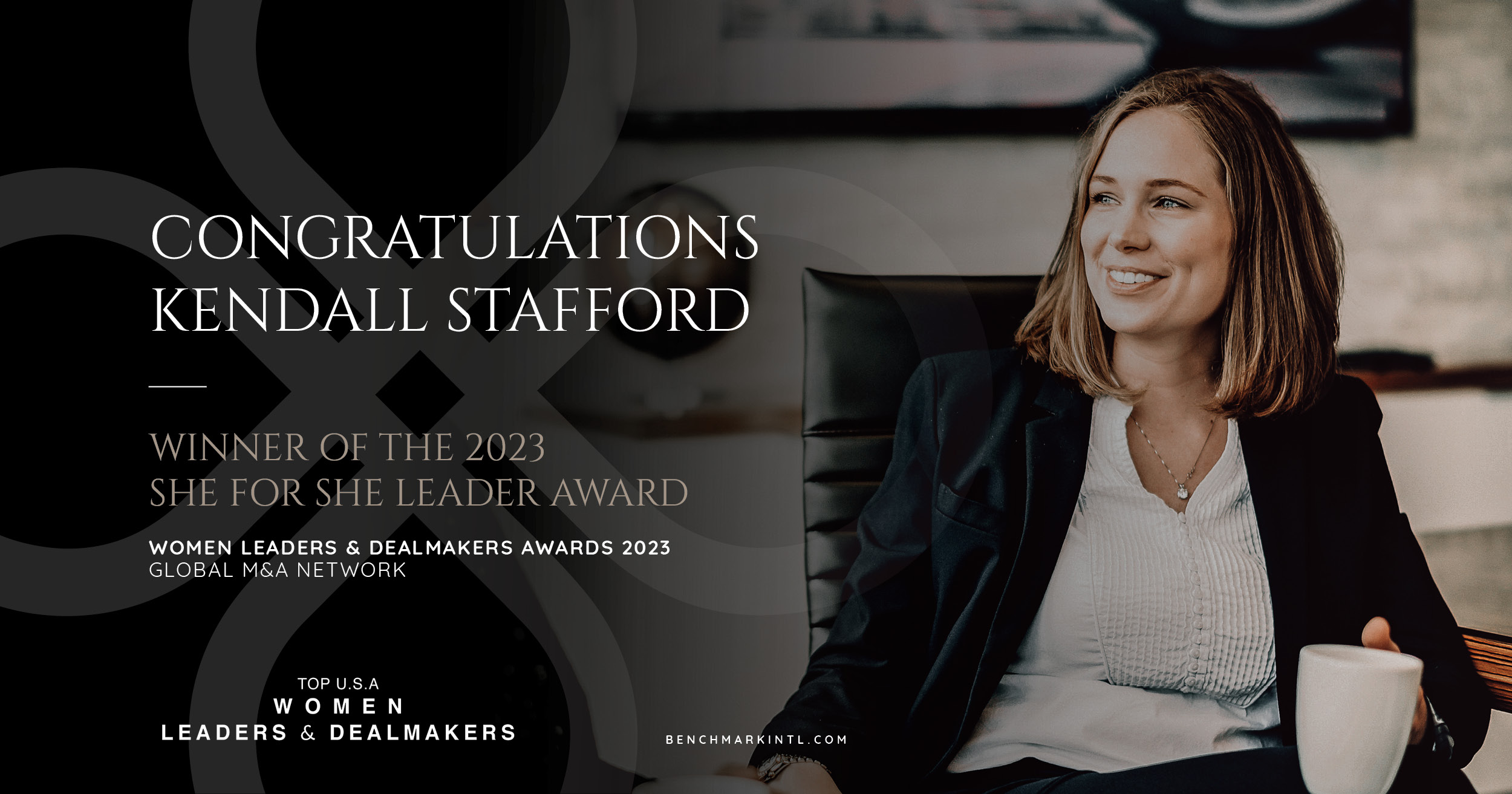 Benchmark International’s Kendall Stafford Wins SHE For SHE Leader Award