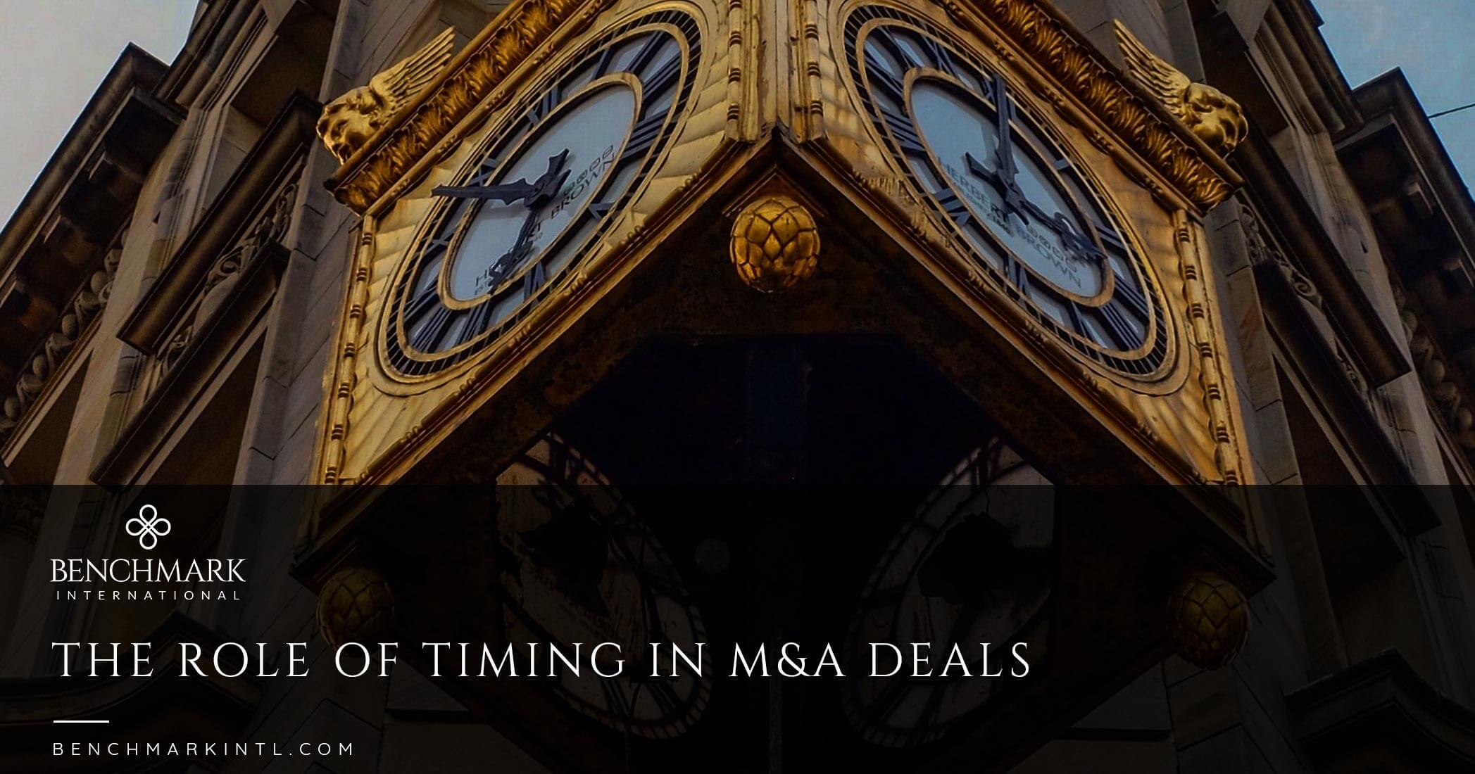 The Role Of Timing In M&A Deals